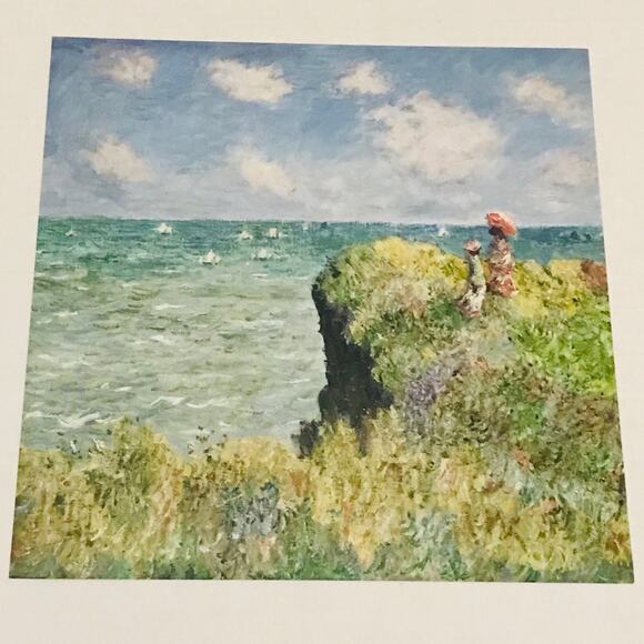 Claude Monet Cliff Walk at Pourville paper sheet - Picture 2 of 6